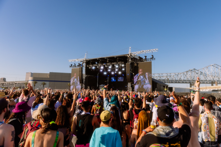 BUKU music festival crowd stage photo