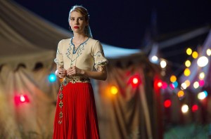 Emma Roberts on 'AMERICAN HORROR STORY: FREAK SHOW.'