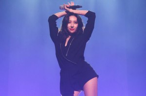 Sunmi performing in Seoul.