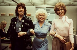 Lily Tomlin, Dolly Parton and Jane Fonda in 