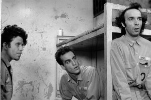 Tom Waits, John Lurie and Roberto Benigni in 