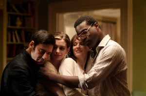 Mather Zickel, Anne Hathaway, Rosemarie DeWitt and Tunde Adebimpe in 