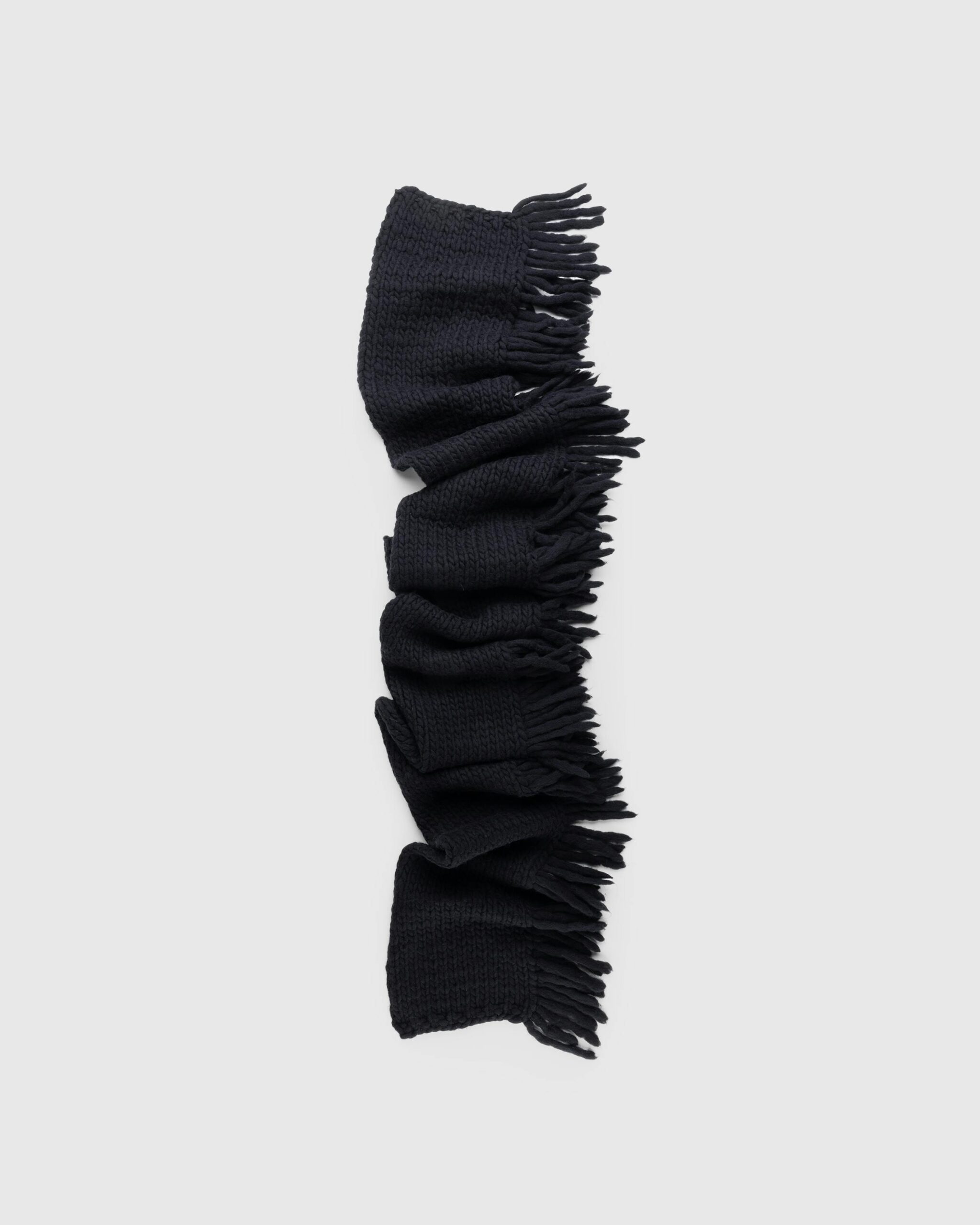 Dries van Noten – Mojag Scarf Black - Knits - Black - Image 1