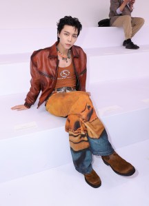 Johnny Suh at Acne Studios RTW Spring 2025 as part of Paris Ready to Wear Fashion Week held at Observatoire de Paris on September 25, 2024 in Paris, France.