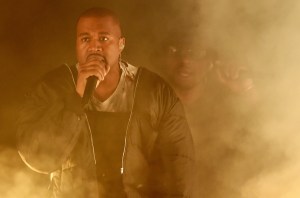 Kanye West performs onstage during the 2015 Billboard Music Awards at MGM Grand Garden Arena on May 17, 2015 in Las Vegas, Nevada.